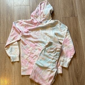 Tie-Dye Hoodie and Joggers Set